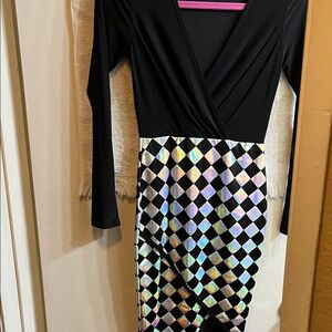 👗CIRVE Elegant Black and Iridescent Women's 👗